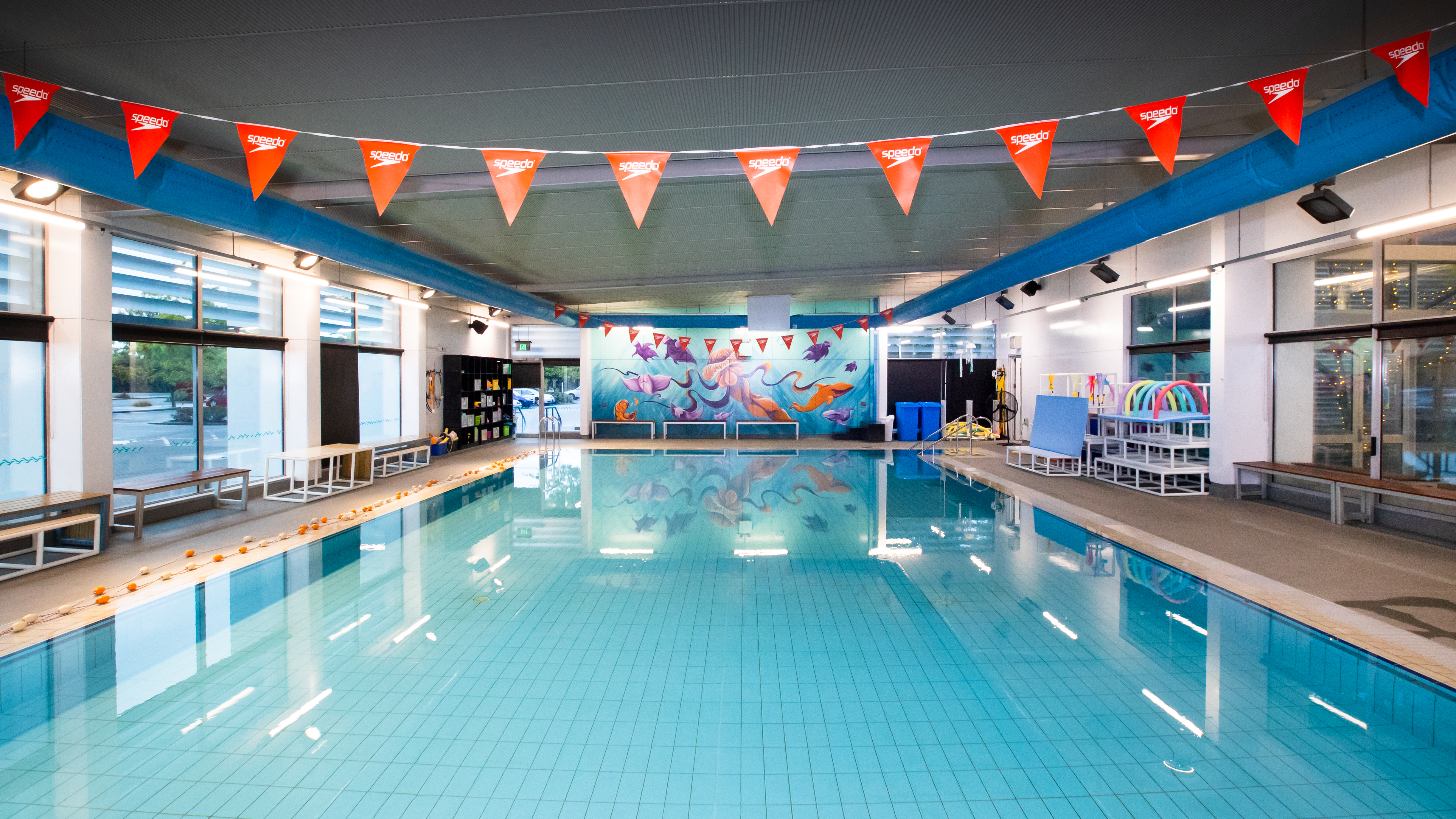 The teach pool at Pioneer Recreation and Sport pool. 
