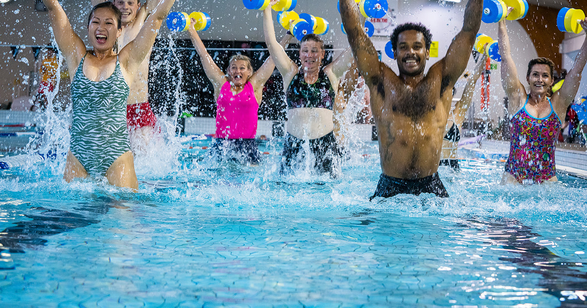 The benefits of aqua fitness Christchurch Recreation and Sport Centres